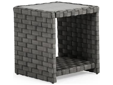 Watermark Living Kenwood Wicker 20'' Square End Table PS682020