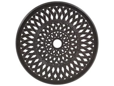 Watermark Living Oxford cast Aluminum Weathered Black 20'' Round Lazy Susan PS7120LZ