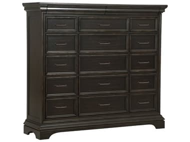 Pulaski Caldwell 66" Wide 17-Drawers Brown Acacia Wood Accent Chest PUP012127