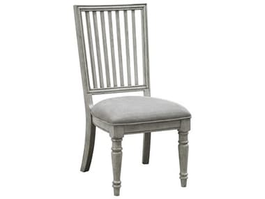 Pulaski Madison Ridge Oak Wood Gray Fabric Upholstered Side Dining Chair PUP091260