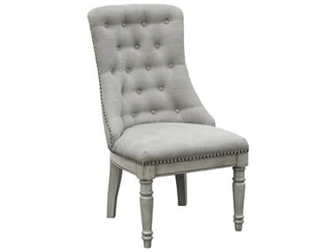 Pulaski Madison Ridge Rubberwood Gray Fabric Upholstered Side Dining Chair PUP091275