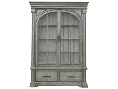 Pulaski Madison Ridge 56'' Wide Hardwood Gray Display Cabinet PUP091DRK4