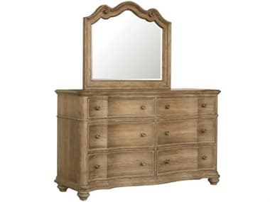 Pulaski Weston Hills 6-Drawers Brown Double Dresser with Mirror PUP293BRK7