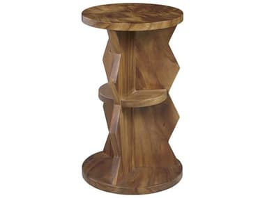 Pulaski Accents 14" Round Brown Wood End Table PUP301678