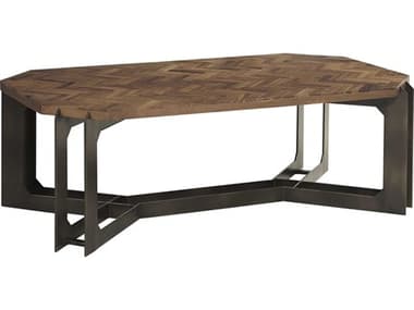 Pulaski Accents Rustic Cocktail Table with Metal Base PUP301727