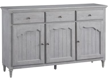Pulaski Accents 62" Rubberwood Light Grey Sideboard PUP301786