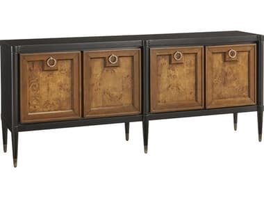 Pulaski Accents Rectangular Wood Black Console Table PUP301794