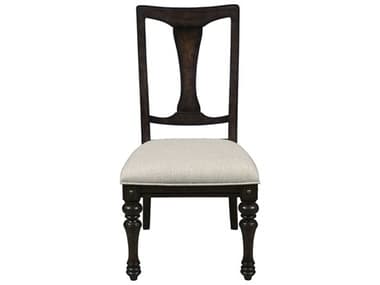 Pulaski Cooper Falls Fabric Rubberwood Brown Upholstered Side Dining Chair PUP342260