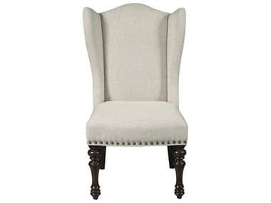 Pulaski Cooper Falls Fabric Rubberwood Beige Upholstered Side Dining Host Wing 
Chair PUP342270