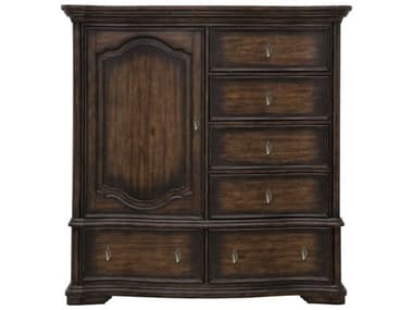 Pulaski Cooper Falls 60" Wide 6-Drawers Brown Acacia Wood Accent Chest PUP342BRK11