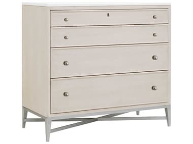 Pulaski Ashby Place 45" Wide Reflection Gray White Rubberwood Accent Chest PUP359123