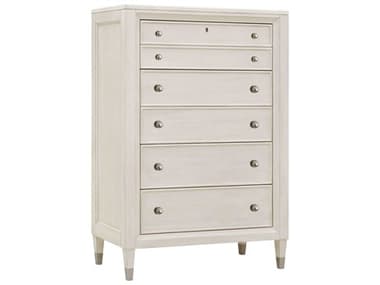 Pulaski Ashby Place 38" Wide Reflection Gray White Rubberwood Accent Chest PUP359124