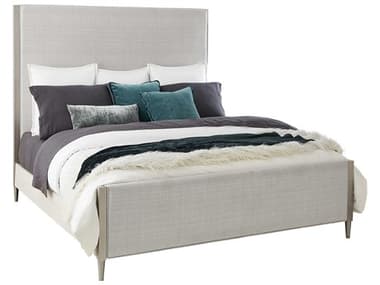 Pulaski Ashby Place Reflection Gray Rubberwood Upholstered Queen Panel Bed PUP359BRK2