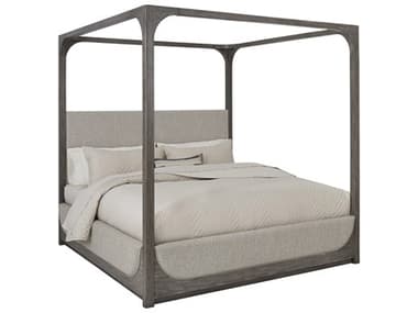 Pulaski Griffith Light Wood Gray Oak Queen Canopy Bed PUP367BRK2