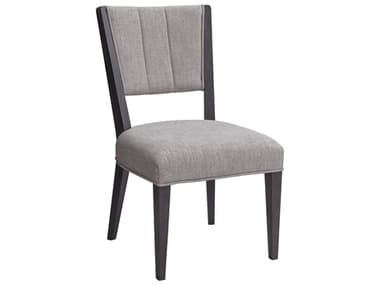 Pulaski Quincy Rubberwood Black Fabric Upholstered Side Dining Chair PUP375270