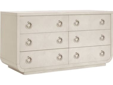 Pulaski Brighton 72" Wide 6-Drawers White Ash Wood Double Dresser PUP378100