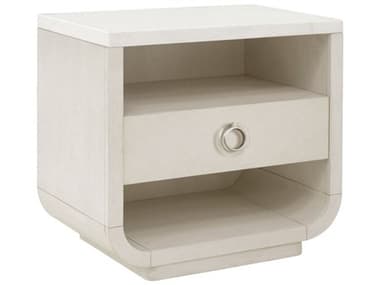 Pulaski Brighton 30" Wide 1-Drawer White Ash Wood Nightstand with USB Port PUP378141