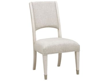 Pulaski Brighton Ash Wood White Fabric Upholstered Armless Dining Chair PUP378260