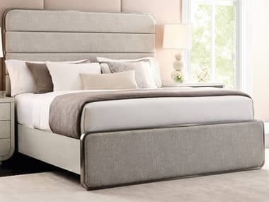 Pulaski Brighton North Star Gray Ash Wood Upholstered California King Platform Bed PUP378BRK5