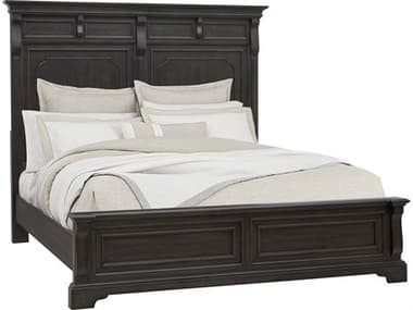 Pulaski Hickory Creek Brown Velvet Wood Queen Panel Bed PUP386BRK1
