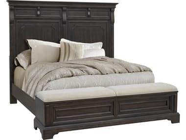 Pulaski Hickory Creek Brown Velvet Wood Queen Panel Bed PUP386BRK2