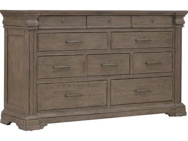 Pulaski Madison Ridge Brown Rubberwood Double Dresser PUP413100