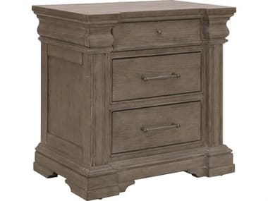Pulaski Madison Ridge Brown 3-Drawers Rubberwood Nightstand PUP413140
