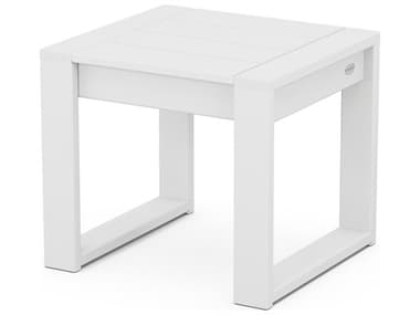 POLYWOOD® Edge Recycled Plastic 19''W x 18''D Rectangular End Table PW4608