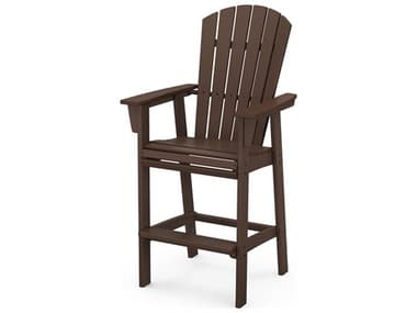 POLYWOOD® Nautical Recycled Plastic Adirondack Bar Chair PWADD612