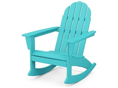 POLYWOOD® Vineyard Adirondack Recycled Plastic Rocking Chair PWADR400