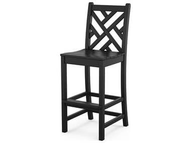 POLYWOOD® Chippendale Recycled Plastic Side Bar Stool PWCDD102