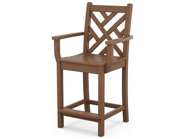 POLYWOOD® Chippendale Recycled Plastic Counter Stool PWCDD201