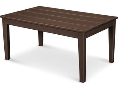 POLYWOOD® Newport Recycled Plastic 36''W x 22D Rectangular Coffee Table PWCT2236