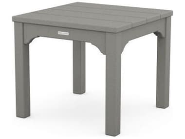 POLYWOOD® Martha Stewart Chinoiserie Outdoor Patio End Table PWMSCTA22