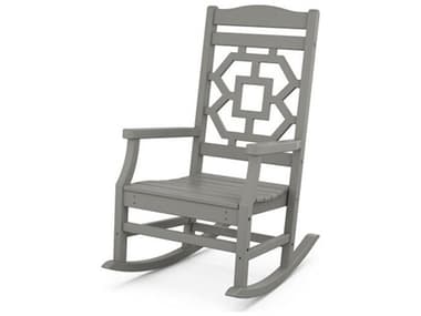 POLYWOOD® Martha Stewart by POLYWOOD® Chinoiserie Patio Rocking Chair PWMSRK195