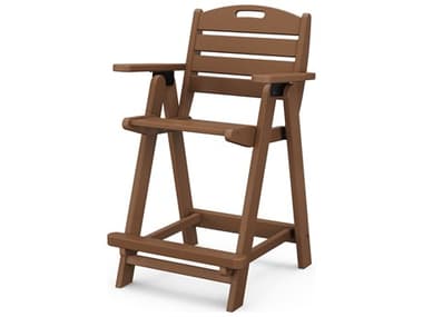 POLYWOOD® Nautical Recycled Plastic Counter Chair PWNCB40