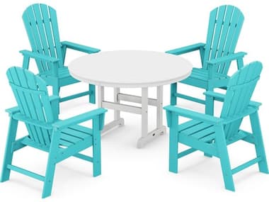 POLYWOOD® South Beach Recycled Plastic 5 Piece Dining Set PWPWS1081