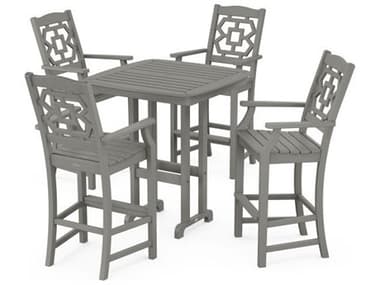 POLYWOOD® Martha Stewart Chinoiserie 5-Piece Bar Set PWPWS16101