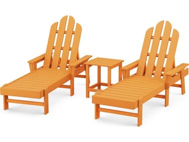 POLYWOOD® Long Island Recycled Plastic Chaise 3-Piece Set PWPWS1871