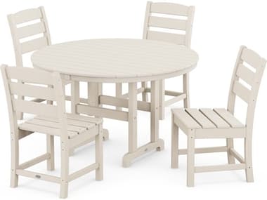 POLYWOOD® Lakeside Recycled Plastic 5 Piece Dining Set PWPWS5171