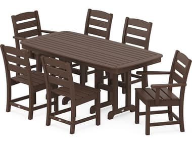 POLYWOOD® Lakeside Recycled Plastic 7 Piece Dining Set PWPWS6241