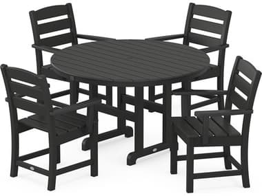POLYWOOD® Lakeside Recycled Plastic 5 Piece Dining Set PWPWS6481