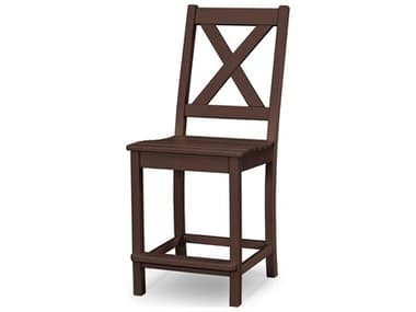 POLYWOOD® Braxton Recycled Plastic Counter Side Chair PWTGD181