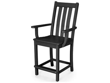 POLYWOOD® Vineyard Recycled Plastic Counter Arm Chair PWVND231