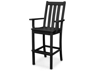 POLYWOOD® Vineyard Recycled Plastic Bar Arm Chair PWVND232