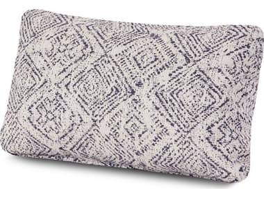 POLYWOOD® Ateeva Outdoor Lumbar Pillow in Chelsey Trellis Coral PWXUP0146