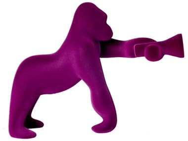 Qeeboo Kong XS Violet Velvet Purple Table Lamp QB10003VIFL