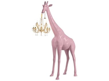 Qeeboo Giraffe In Love Pink Floor Lamp QB19003PIZ
