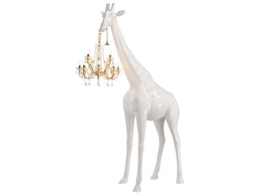 Qeeboo Giraffe In Love White Floor Lamp QB19003WHZ