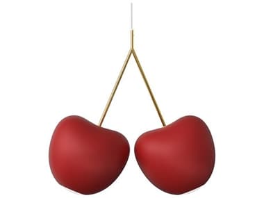 Qeeboo Cherry 2-Light Red Mix Globe Pendant QB20001REO